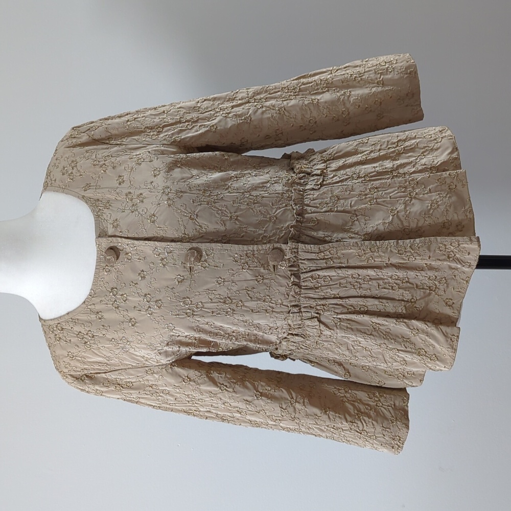 Scervino Street Cotton Broderie Ruffle Jacket